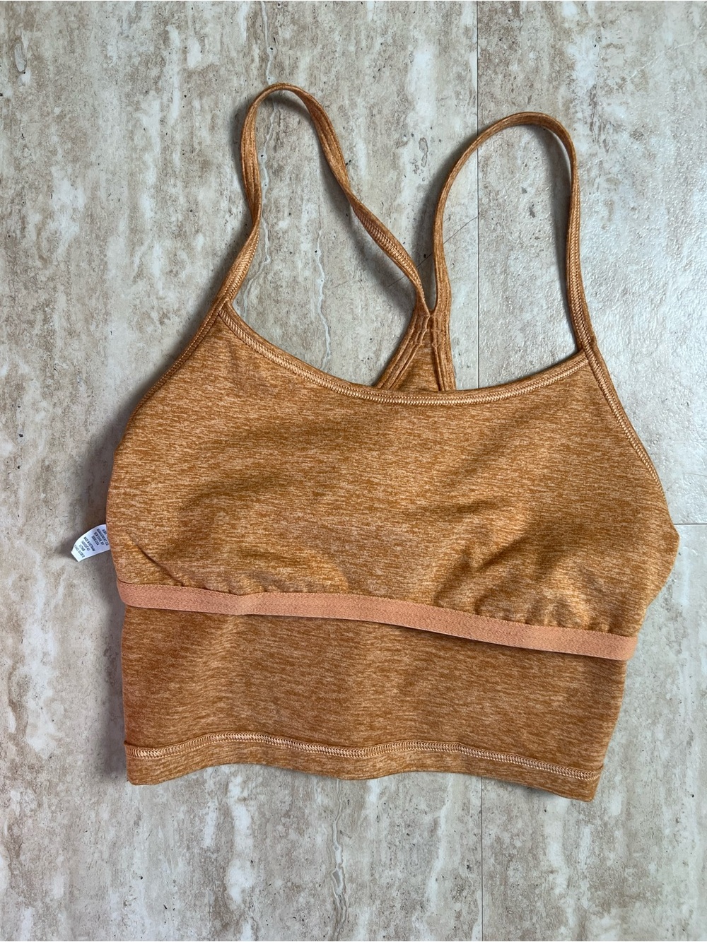 offline by aerie Mustard Orange The Hugger Moulant Bralette Recharge XS - Picture 4 of 7